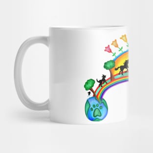 Pet Rainbow Bridge Journey Mug